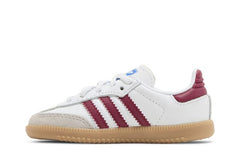 Adidas Samba OG I White Collegiate Burgundy Gum