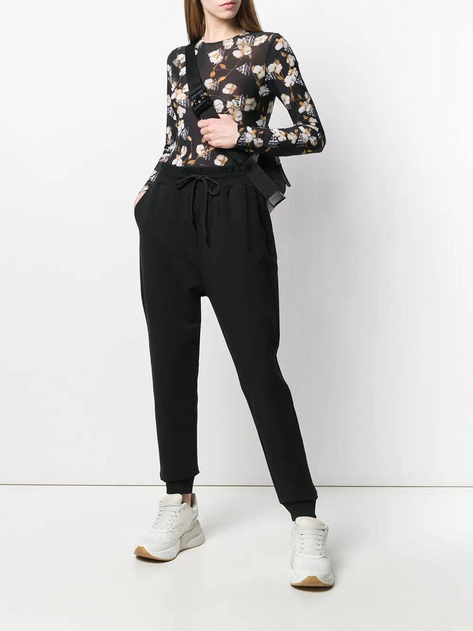 heart print sweatpants
