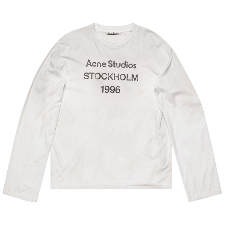 Acne Studios Logo 1996 Long-Sleeve T-Shirt White