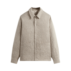Kith Slub Boucle Boxy Collared Overshirt Canvas