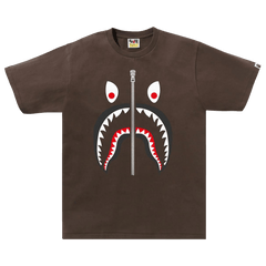 BAPE Mad Shark T-Shirt Brown