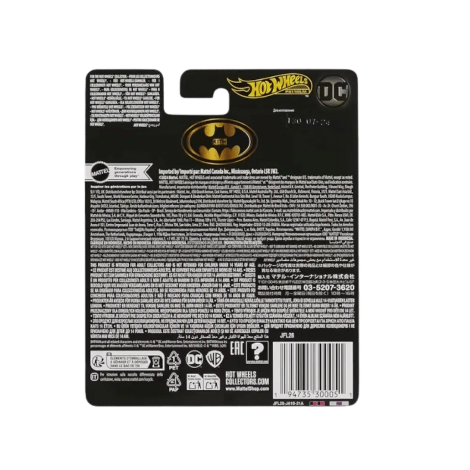 Kith x Hot Wheels Batman 1989 Batmobile Black