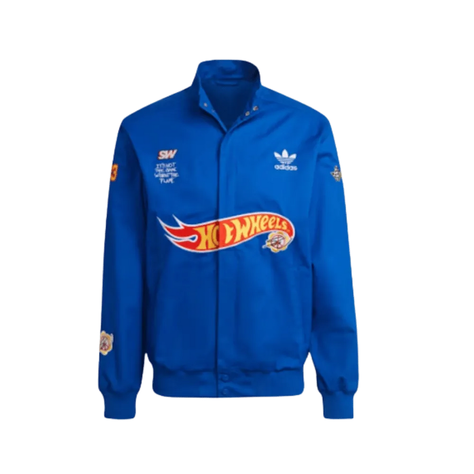 adidas x Sean Wotherspoon x Hot Wheels Race Jacket Blue/Power Blue