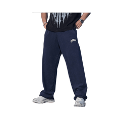 Young LA New Wave Baggy Sweats Navy Purple Wash