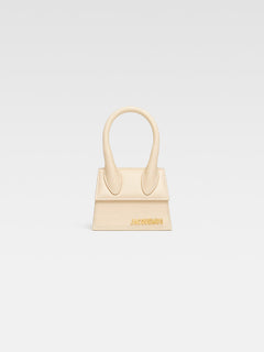 Jacquemus The Chiquito Smooth Leather Structured Bag Ivory