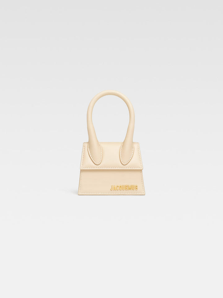 Jacquemus The Chiquito Smooth Leather Structured Bag Ivory