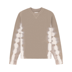 Aimé Leon Dore Tie Dyed Crewneck Sweater Beige