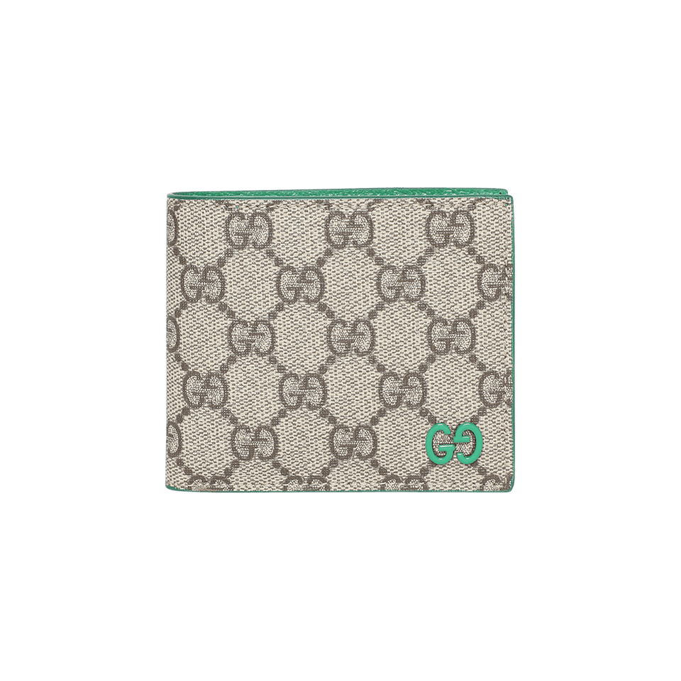 Gucci Monogram Bifold Wallet Beige/Ebony/Shamar