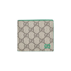 Gucci Monogram Bifold Wallet Beige/Ebony/Shamar