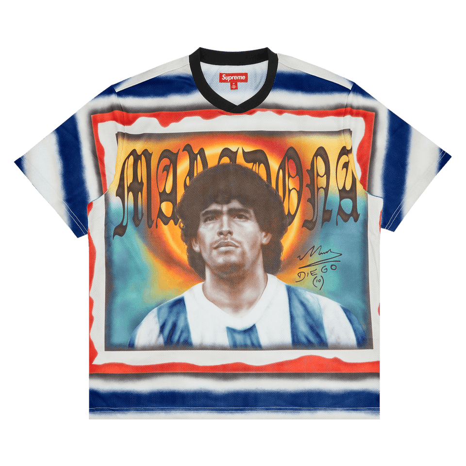 Supreme Maradona Soccer Jersey Multicolor