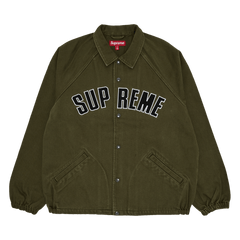 Supreme Arc Denim Coaches Jacket Olive