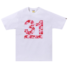 BAPE A Bathing Ape 31st Anniv. ABC Camo T-Shirt White/Pink