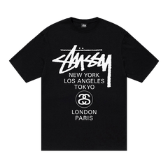 Stussy World Tour T-Shirt Black