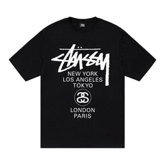Stussy World Tour T-Shirt Black