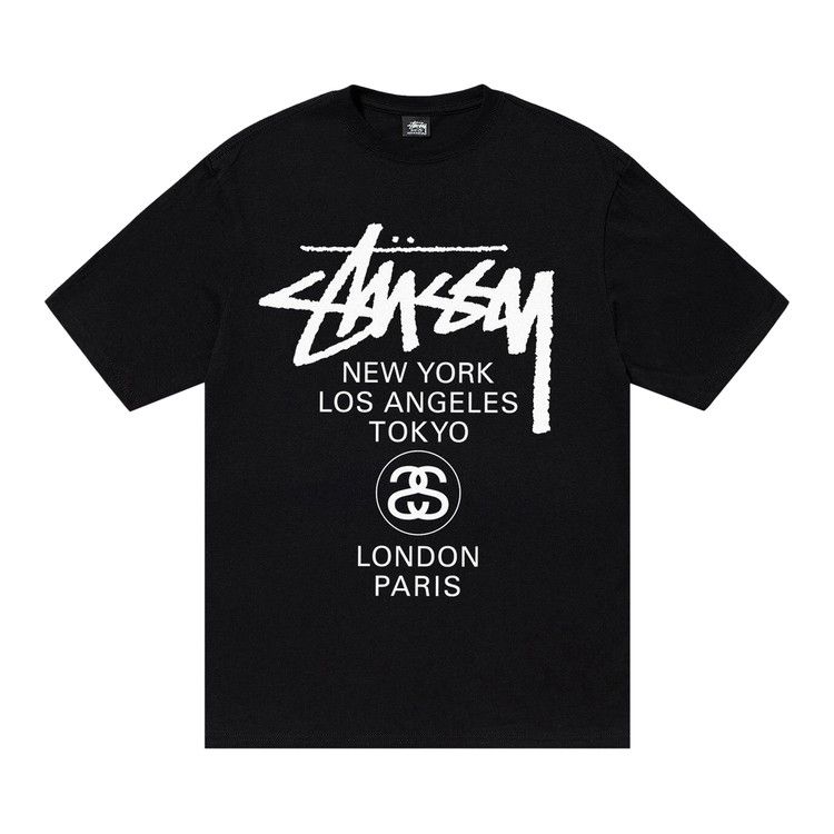 Stussy World Tour T-Shirt Black