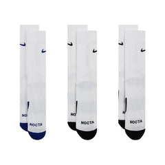 Nike x NOCTA L’Art Crew Socks (3 Pack) White/Deep Royal Blue/White/Black