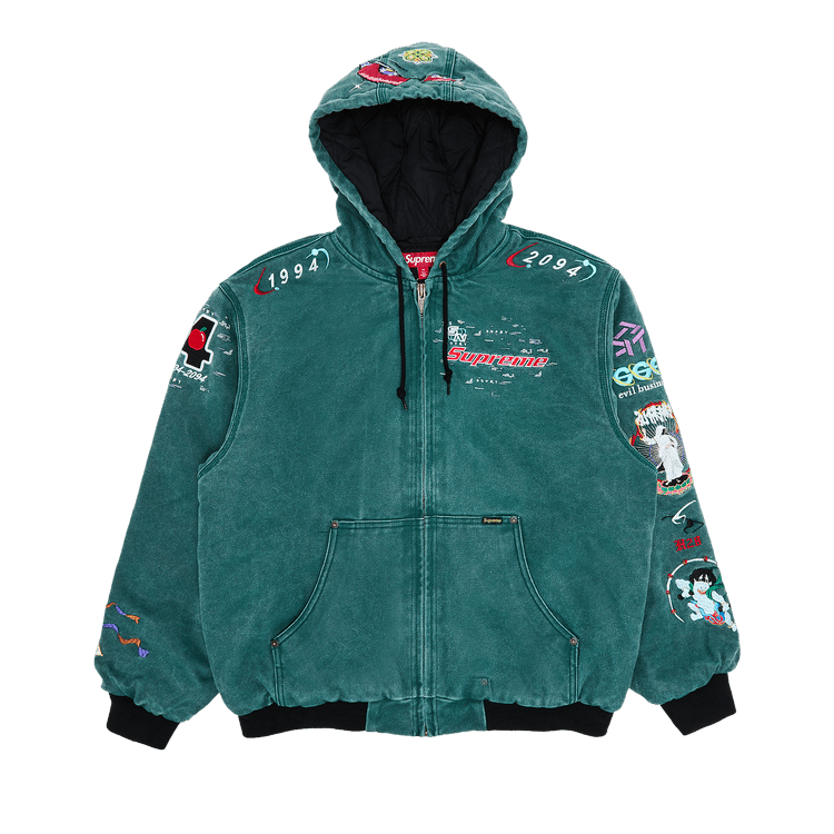 Supreme AOI Hooded Work Jacket Teal