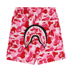 BAPE ABC Camo Shark Sweatshorts Pink