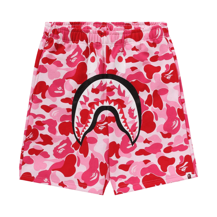 BAPE ABC Camo Shark Sweatshorts Pink