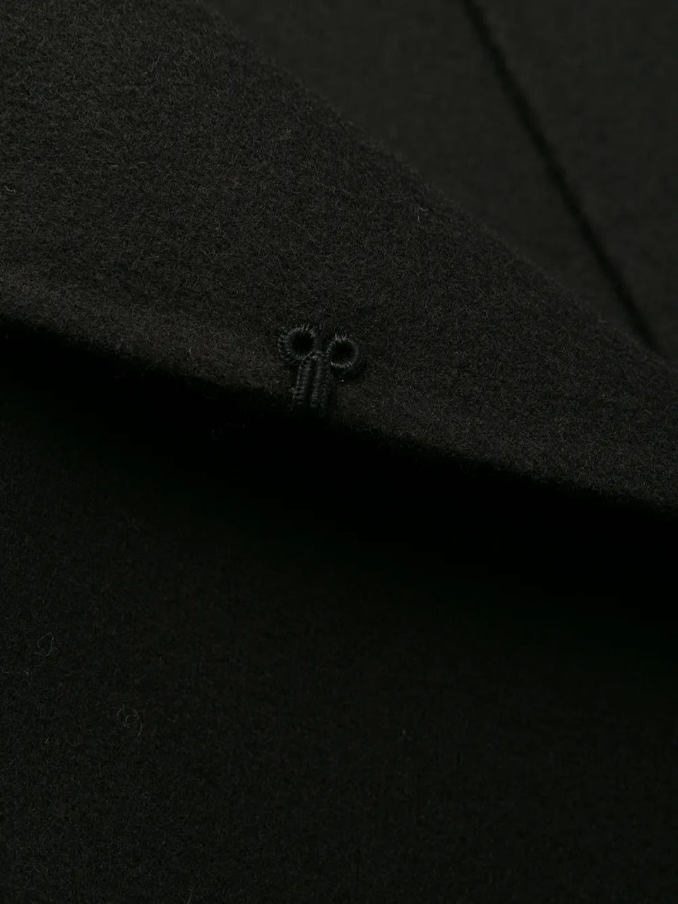 flared scalloped coat