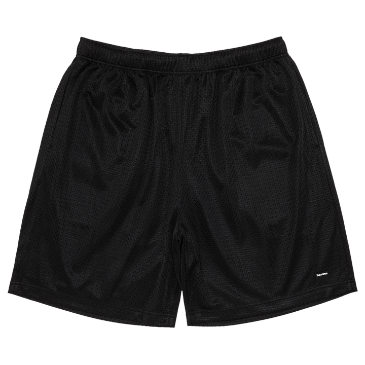Supreme Small Box Baggy Mesh Shorts Black