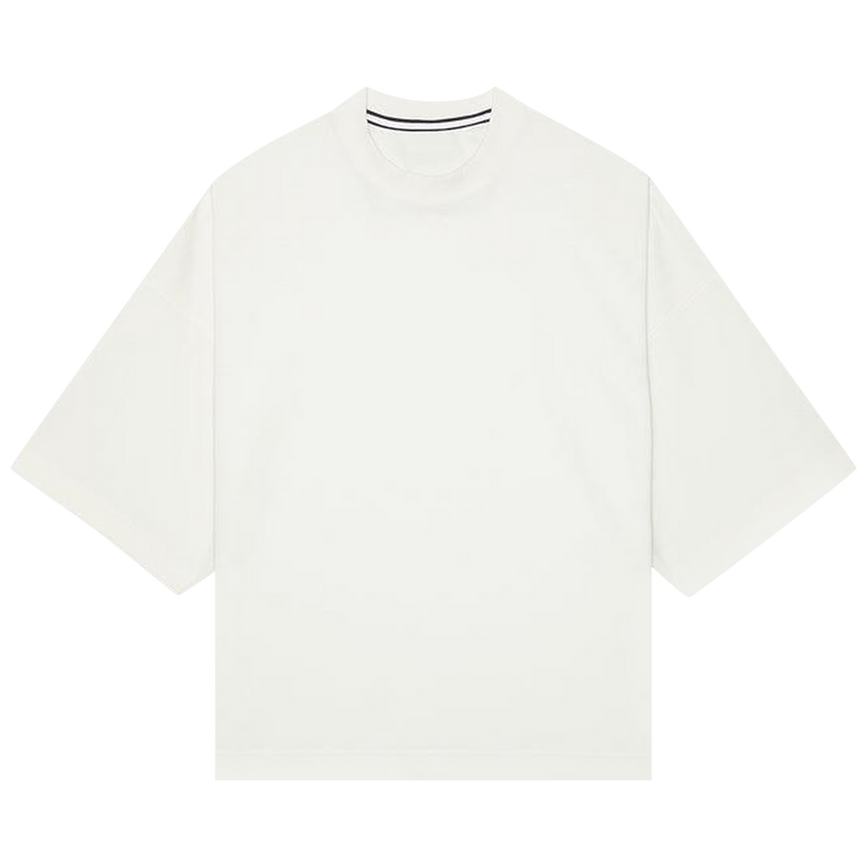 Nike Sportswear Tech Fleece Reimagined Oversized Shorts-Sleeve Sweatshirt Sail