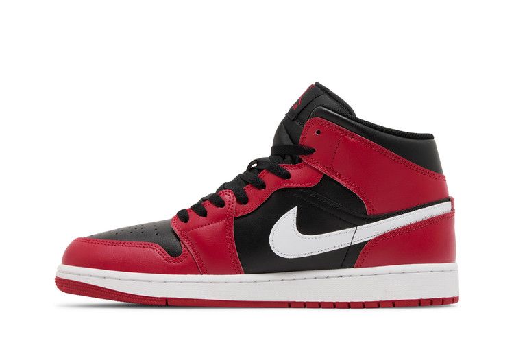 Air Jordan 1 Mid Gym Red Black White