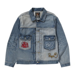 BAPE x Sean Wotherspoon Crazy Denim Jacket Indigo