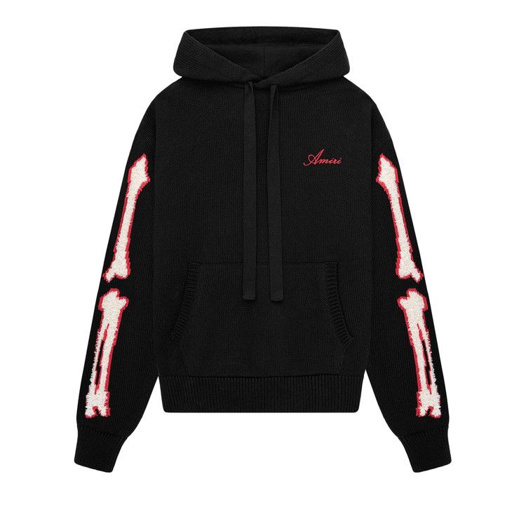 Amiri Bones Hoodie Black