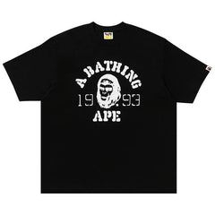 BAPE OG Ape Head College Relaxed Fit T-Shirt Black