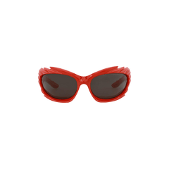 Balenciaga Wrap Around Sunglasses Red/Grey