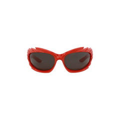 Balenciaga Wrap Around Sunglasses Red/Grey