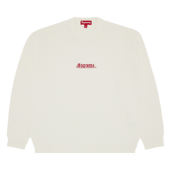 Supreme Old English Sweater Ivory