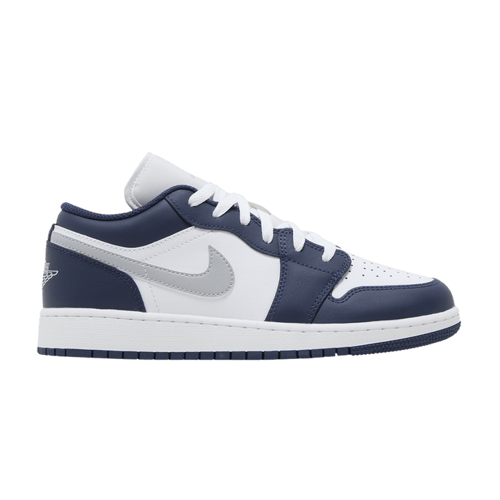 Air Jordan 1 Low GS Midnight Navy Wolf Grey