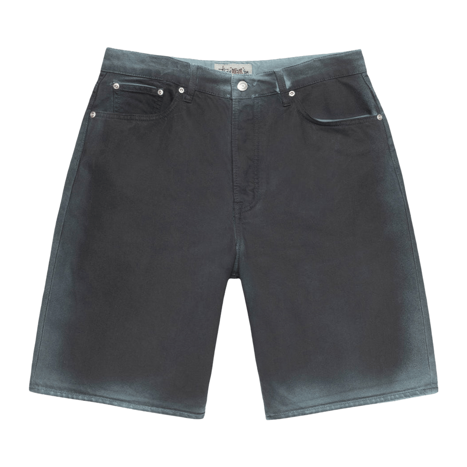 Stussy Spray Dye Big Ol' Shorts Blue