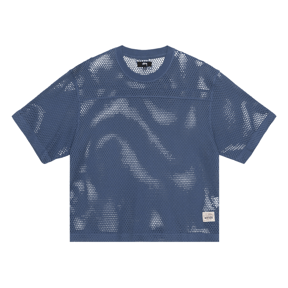 Stussy Mesh Jersey Crew Navy