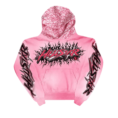 Hellstar Brainwashed With Brain Hoodie Pink