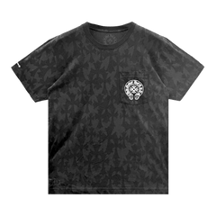 Chrome Hearts Cross Logo Monogram Scroll Logo T-Shirt Black