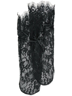 lace mid-calf socks