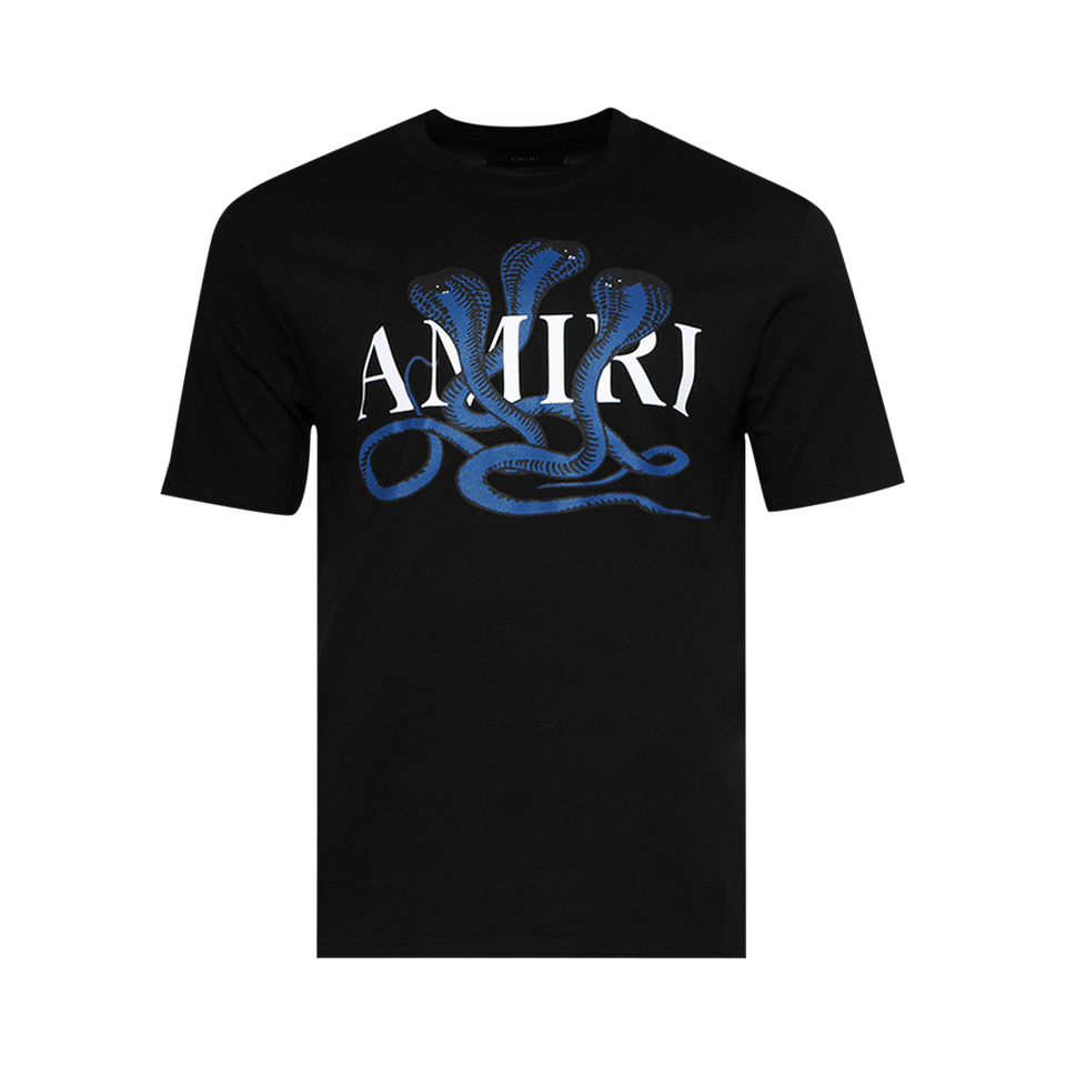 Amiri Snake T-Shirt Black/Blue