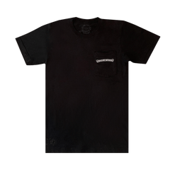 Chrome Hearts Scroll Logo Pocket T-Shirt Black
