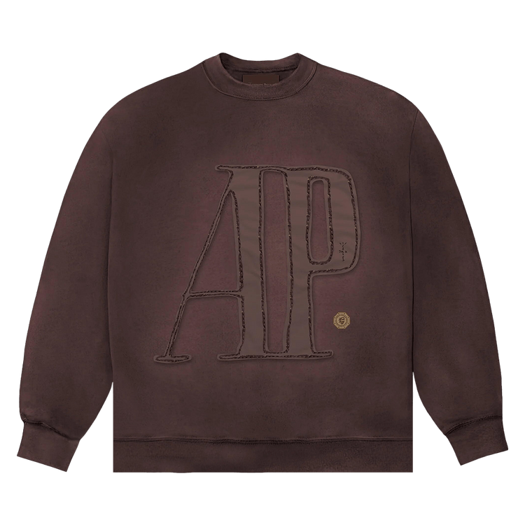 Cactus Jack by Travis Scott x Audemars Piguet Logo Crewneck Brown