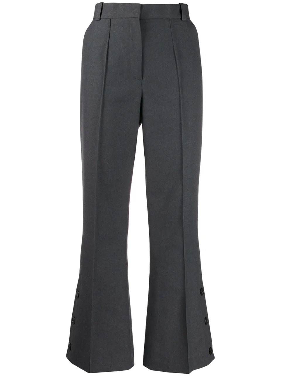 wide-leg tailored trousers