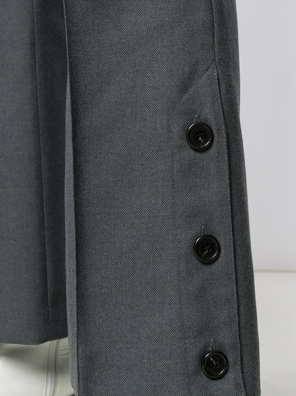 wide-leg tailored trousers
