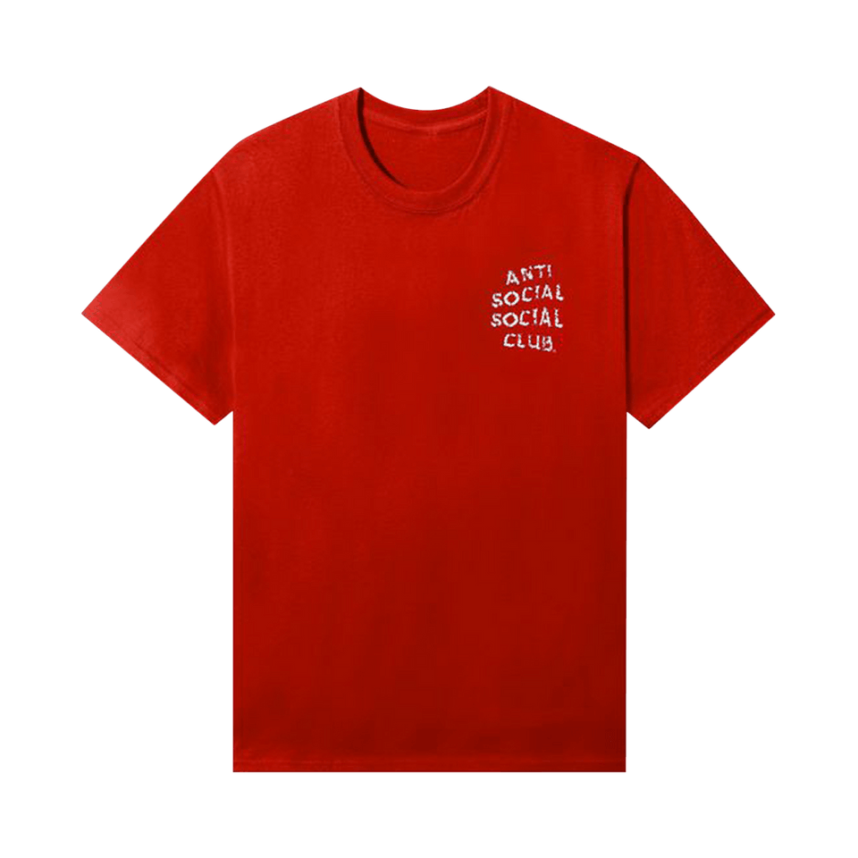 Anti Social Social Club Partly Cloudy T-Shirt Red