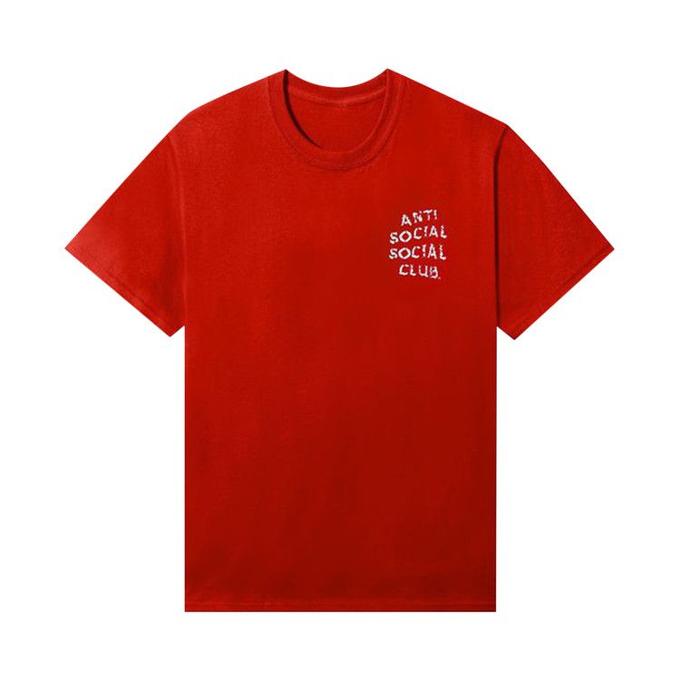 Anti Social Social Club Partly Cloudy T-Shirt Red