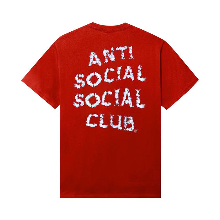 Anti Social Social Club Partly Cloudy T-Shirt Red
