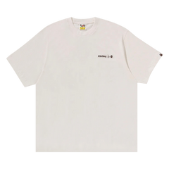 BAPE Water Print Logo Relaxed Fit T-Shirt Ivory