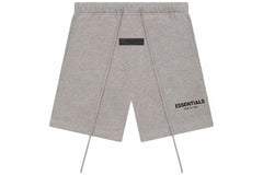Essentials Shorts SS22 Flocked - Dark Oatmeal