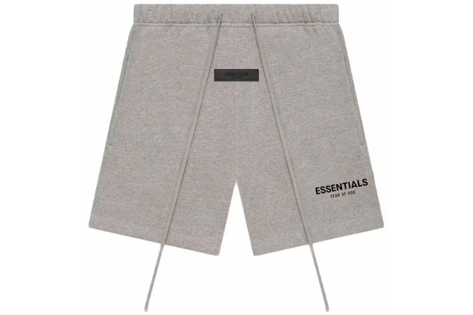 Essentials Shorts SS22 Flocked - Dark Oatmeal